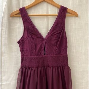 KIMCHI BLUE Dark Purple Maxi Dress